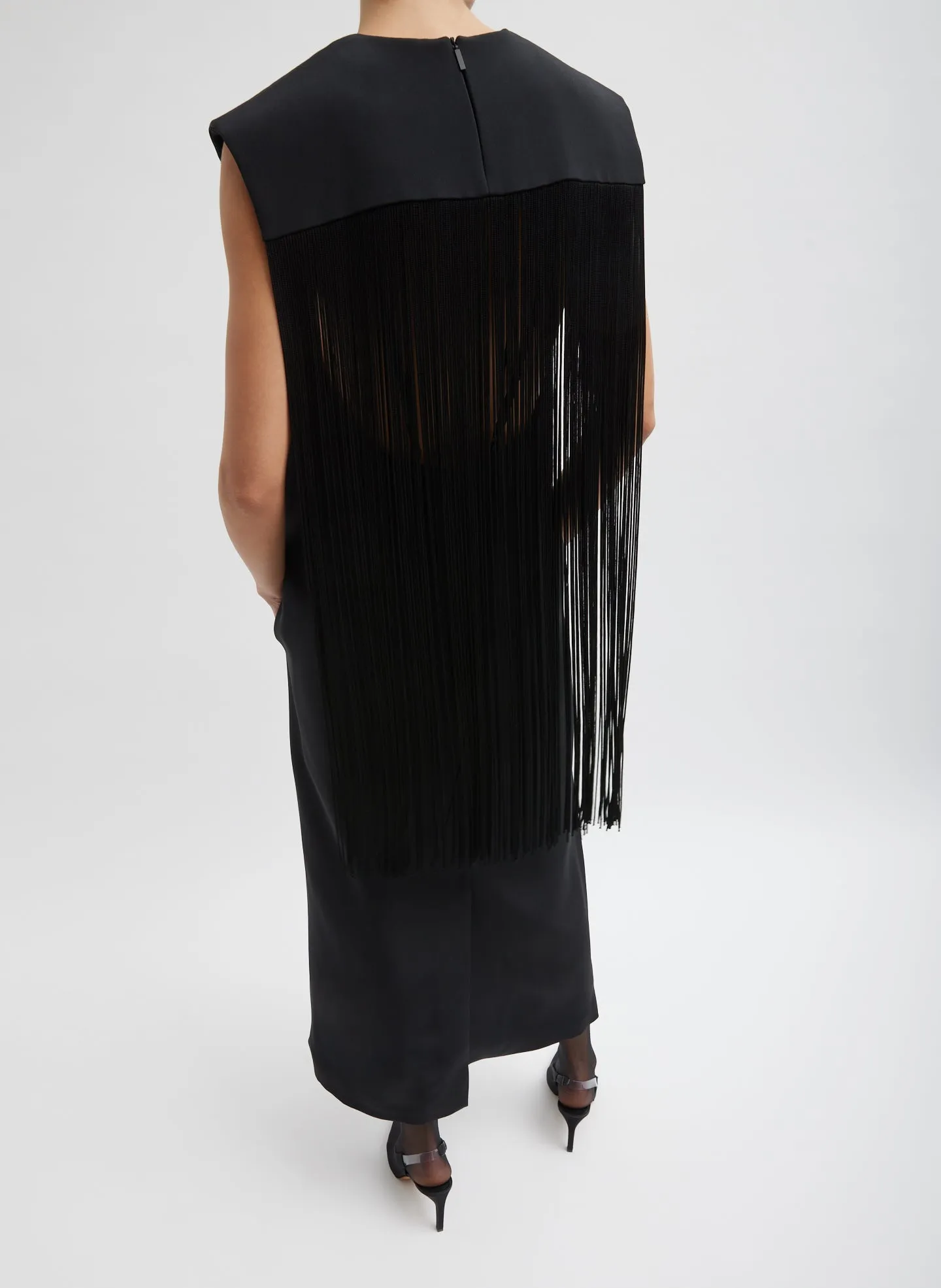 4-Ply Silk Fringed Dress