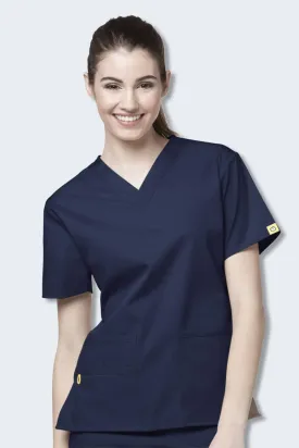 6016 WonderWink Bravo 5 Pocket V-neck Women's Scrubs Top