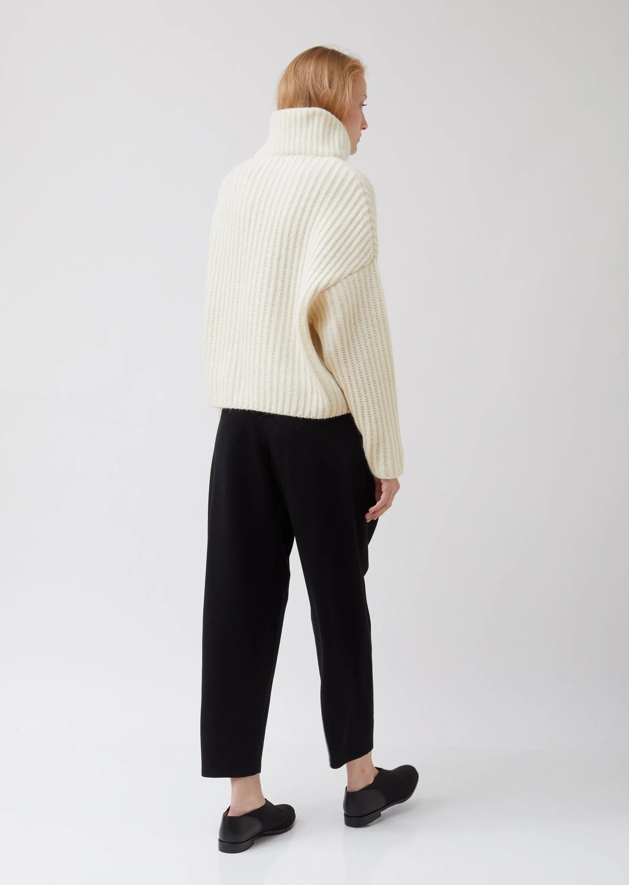 Alpaca Batwinged Turtleneck Sweater