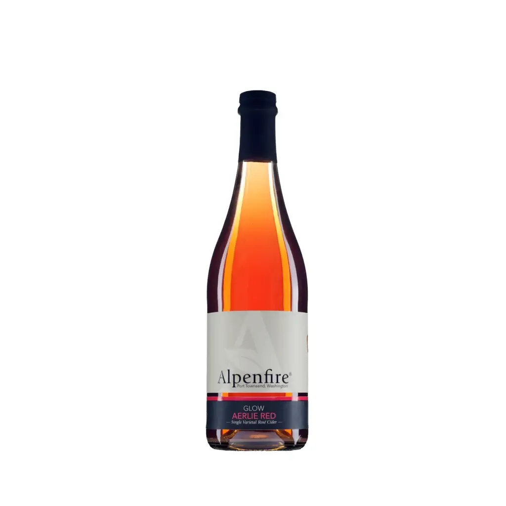 Alpenfire Cider - Glow - Airlie Red Single-Varietal Rosé 2023 (750mL)