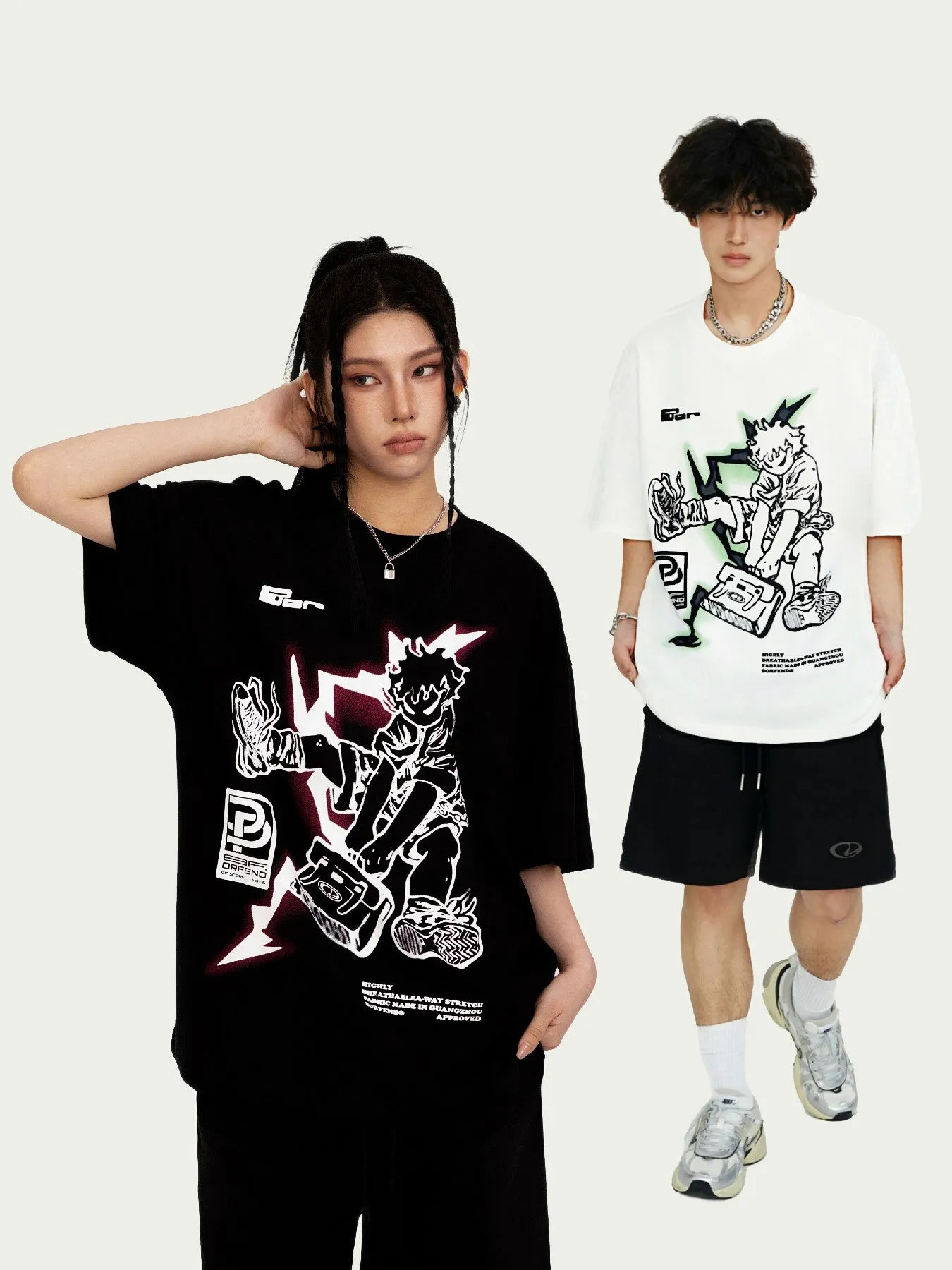 Anime Line | Anime Character Printed T-Shirt