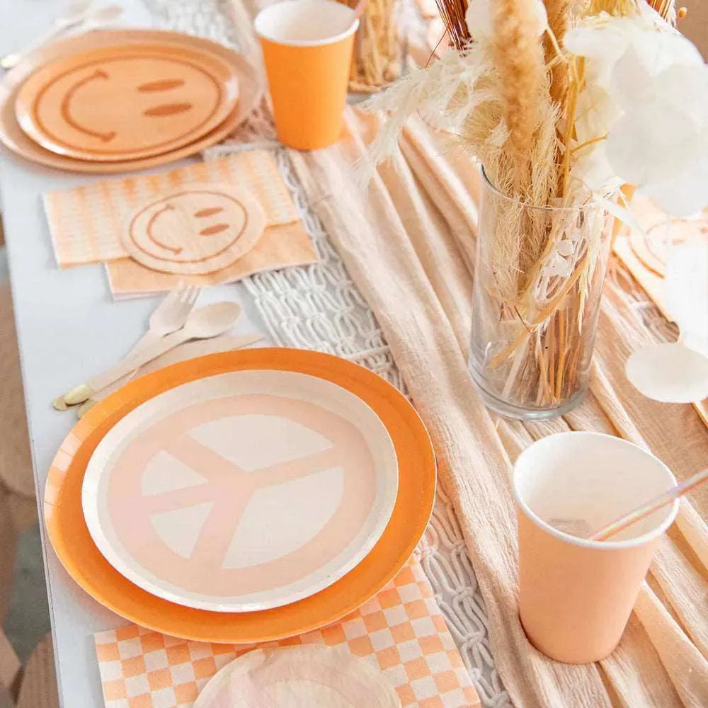 Apricot Shade Dinner Plates