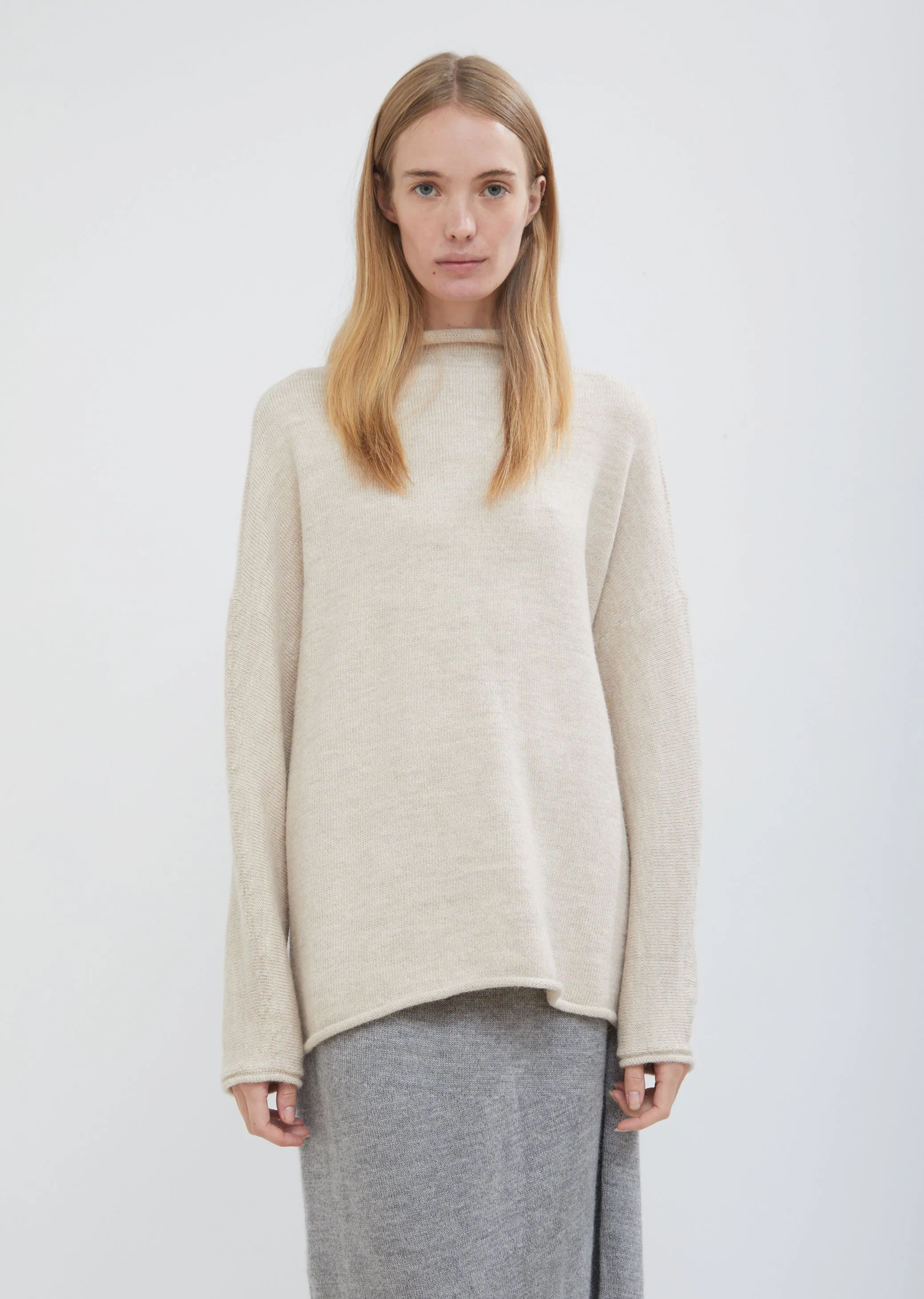 Baby Alpaca Wool Oversized Rollneck