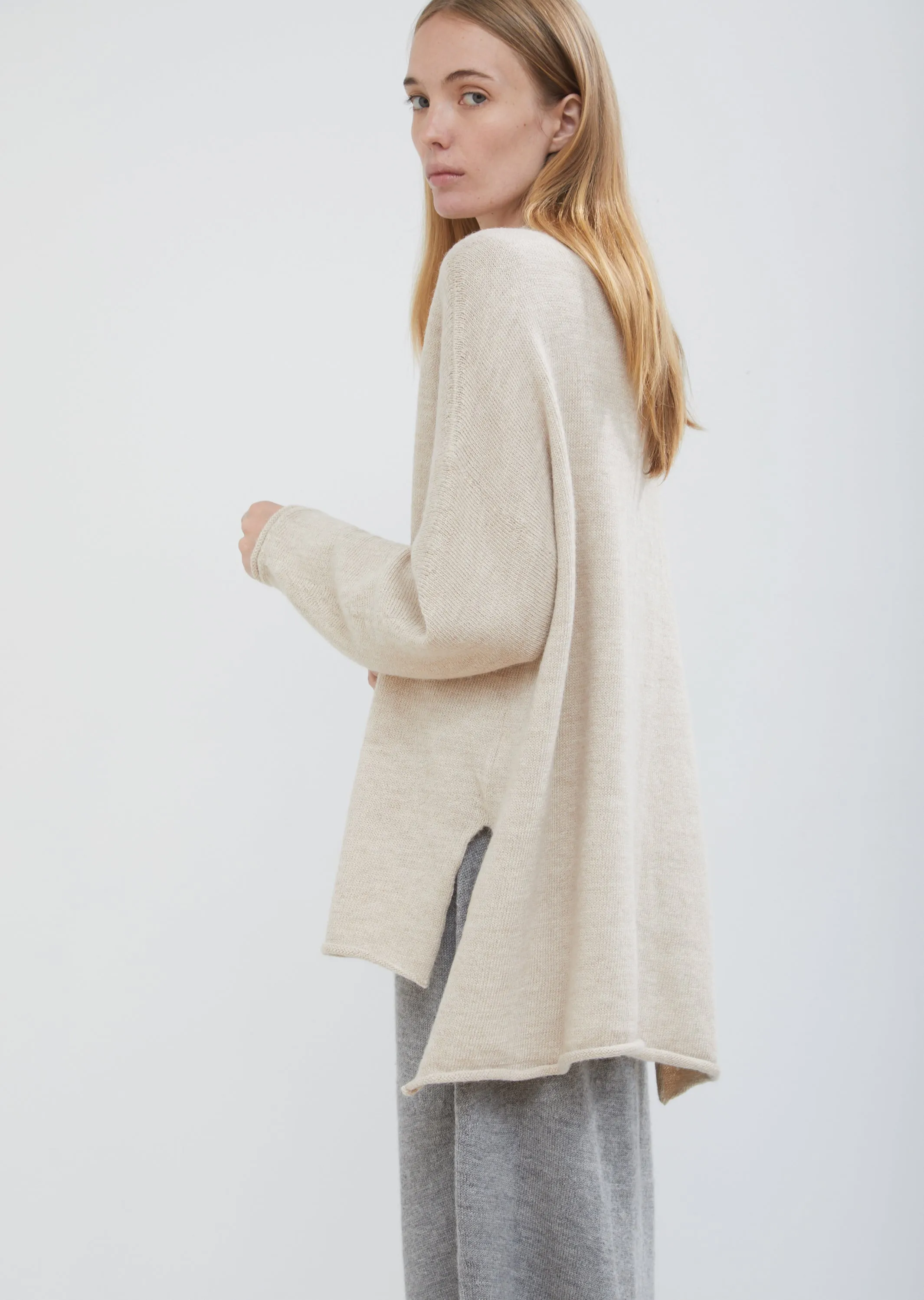 Baby Alpaca Wool Oversized Rollneck