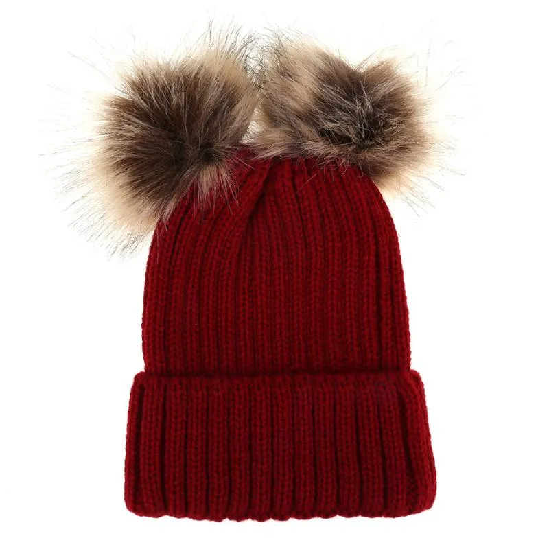 Baby Pompon Winter Hat