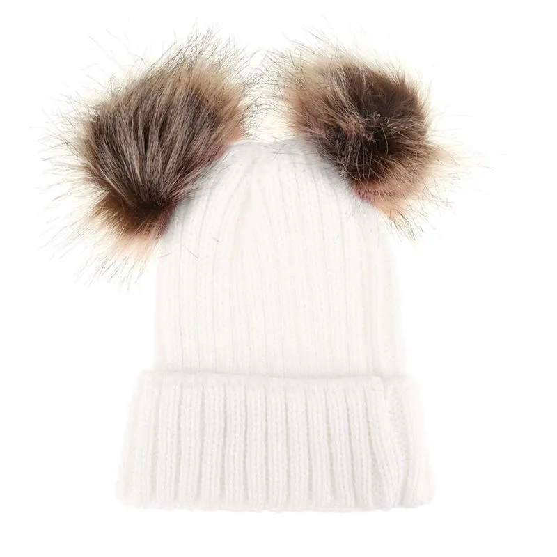 Baby Pompon Winter Hat