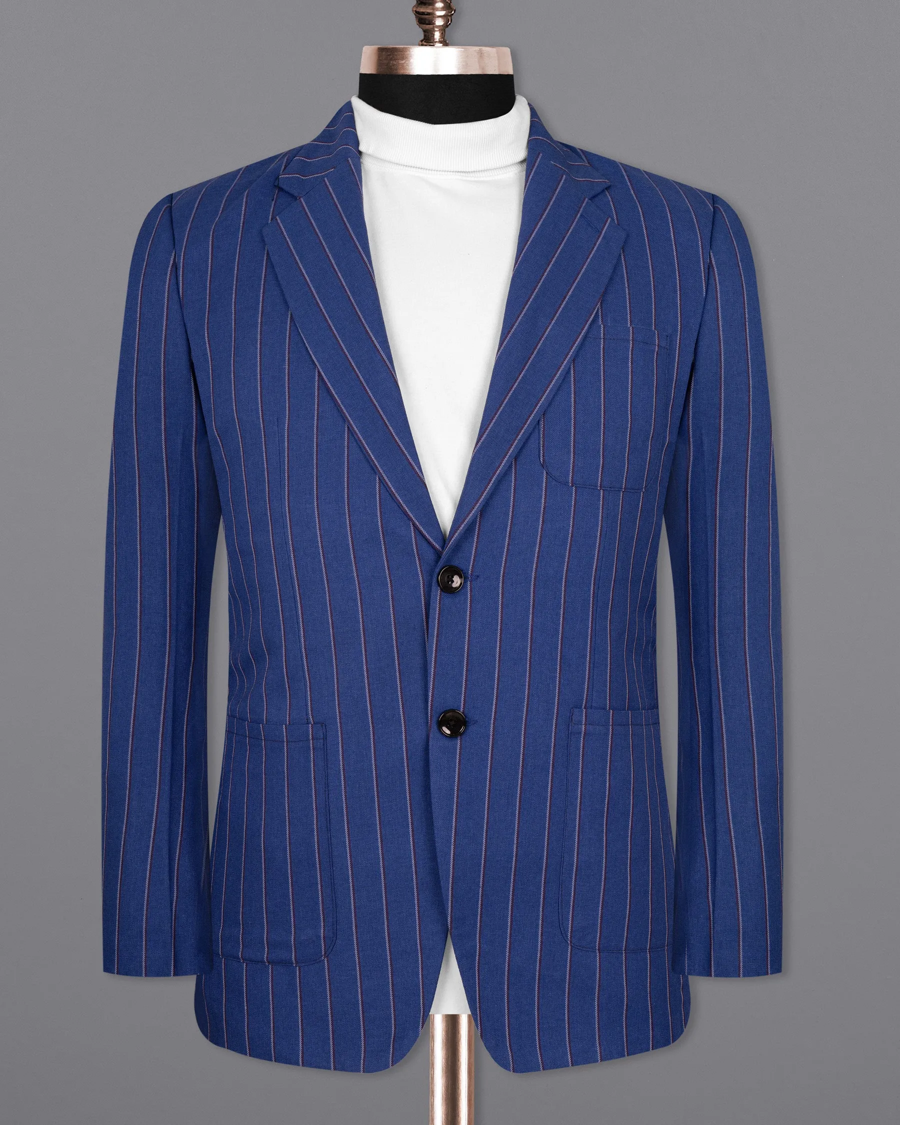 Bahama Blue Striped Woolrich Sports Suit