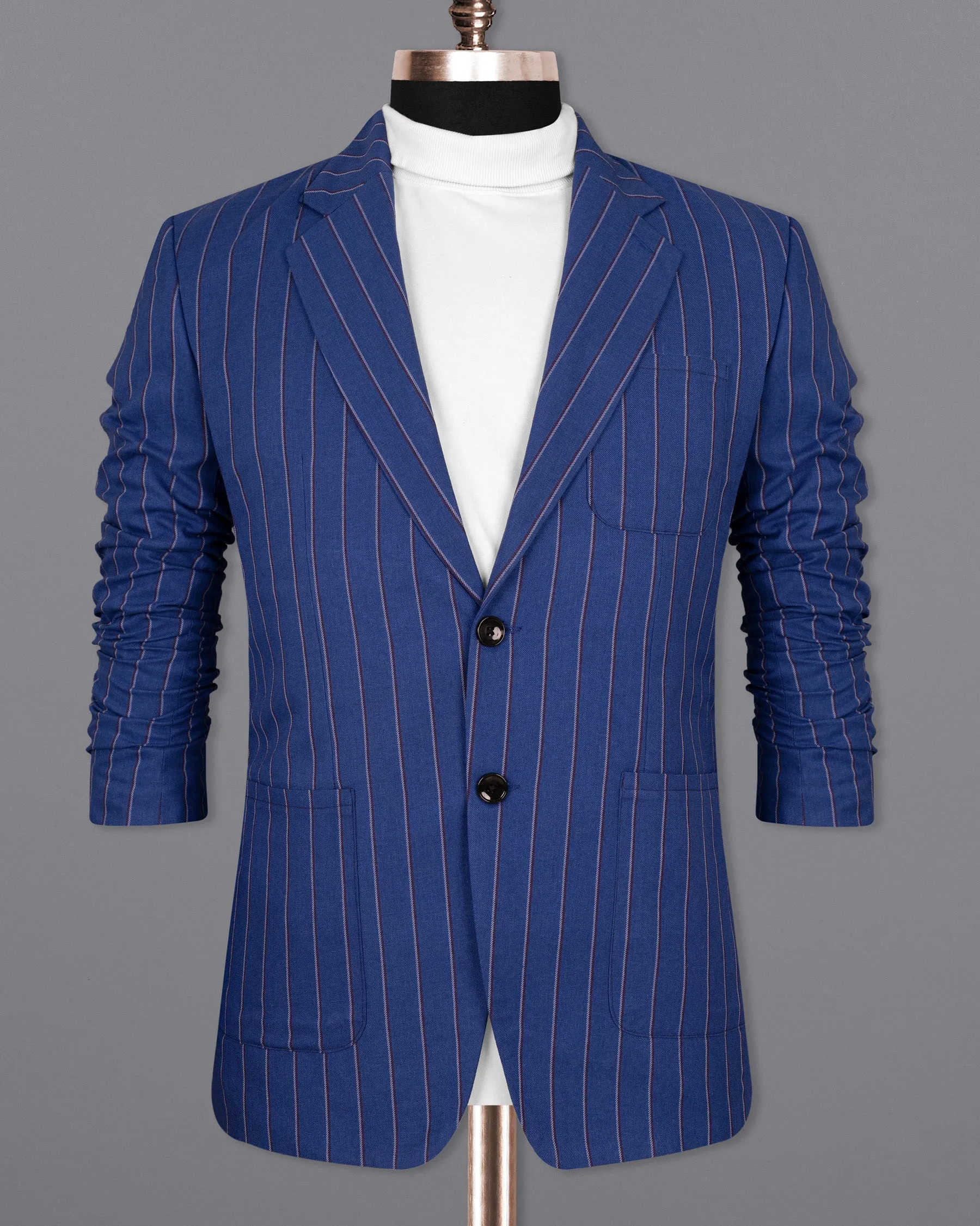 Bahama Blue Striped Woolrich Sports Suit