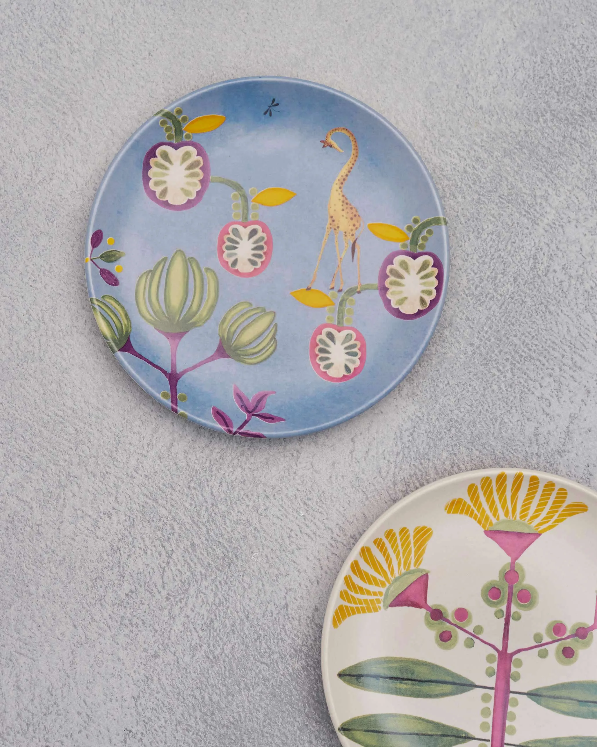 Bahari Quarter Plate - Set of 2