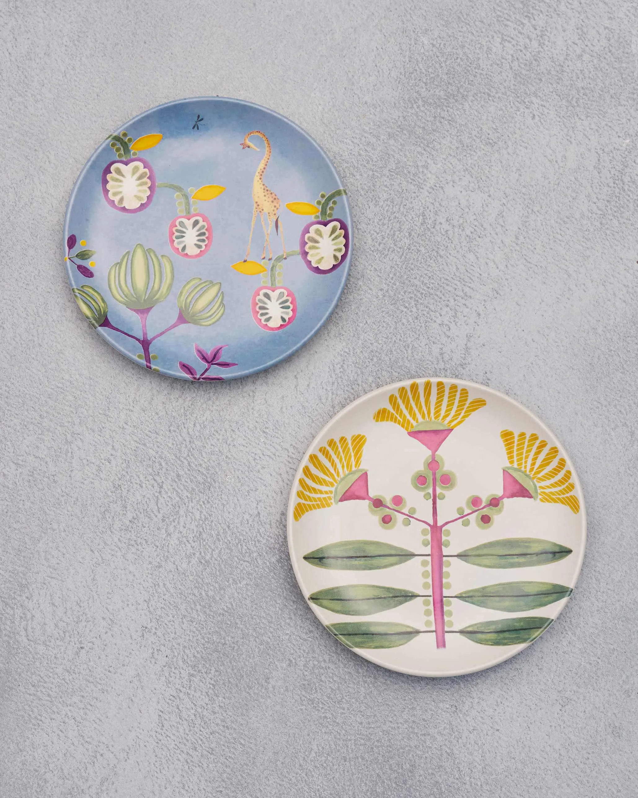 Bahari Quarter Plate - Set of 2