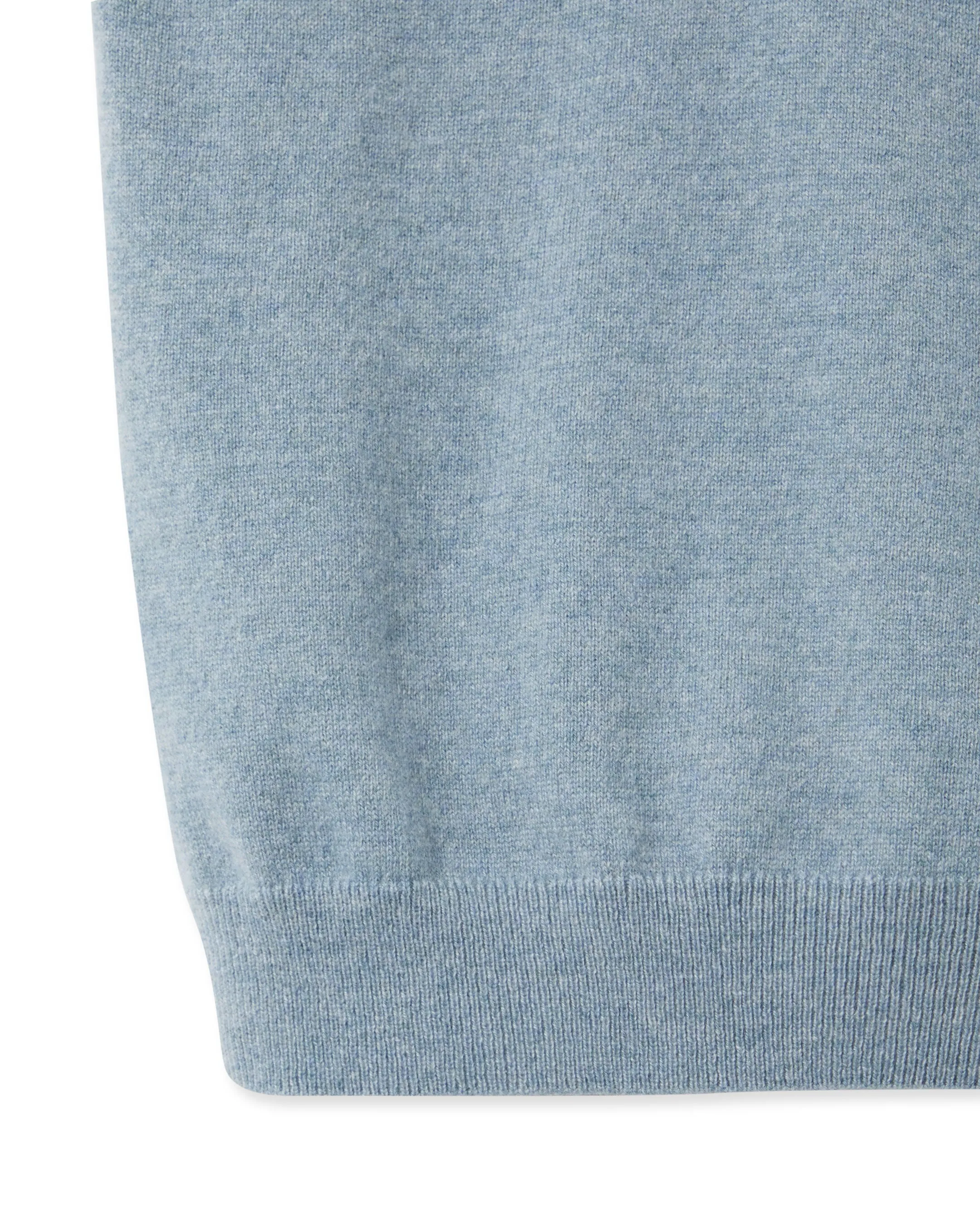 Boys Cashmere Slipover Heather Blue