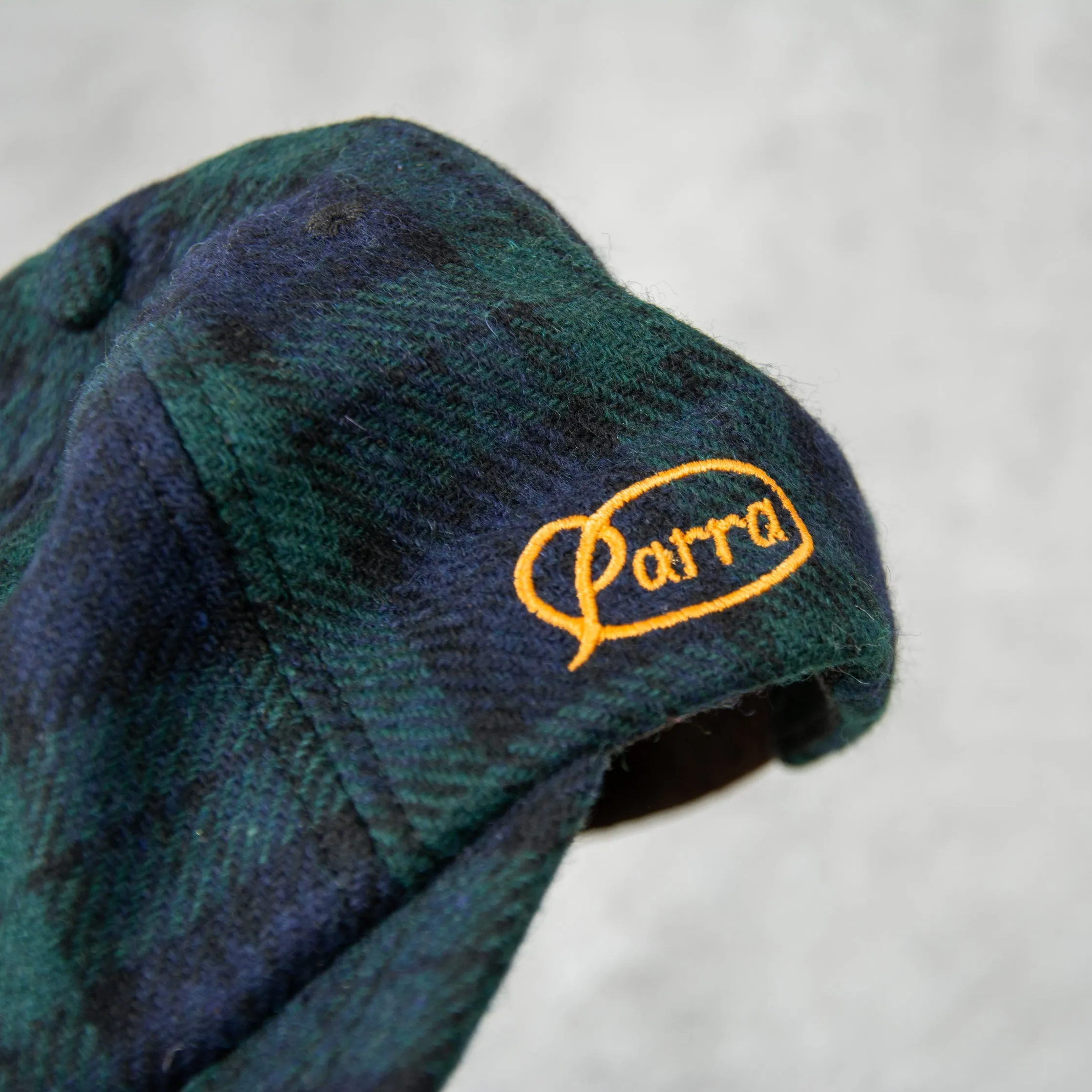 By Parra Clipped Wings 6 Panel Cap - Pine Green