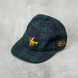 By Parra Clipped Wings 6 Panel Cap - Pine Green