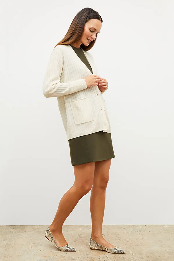 Caro Cardigan - Cashmere :: Light Cream