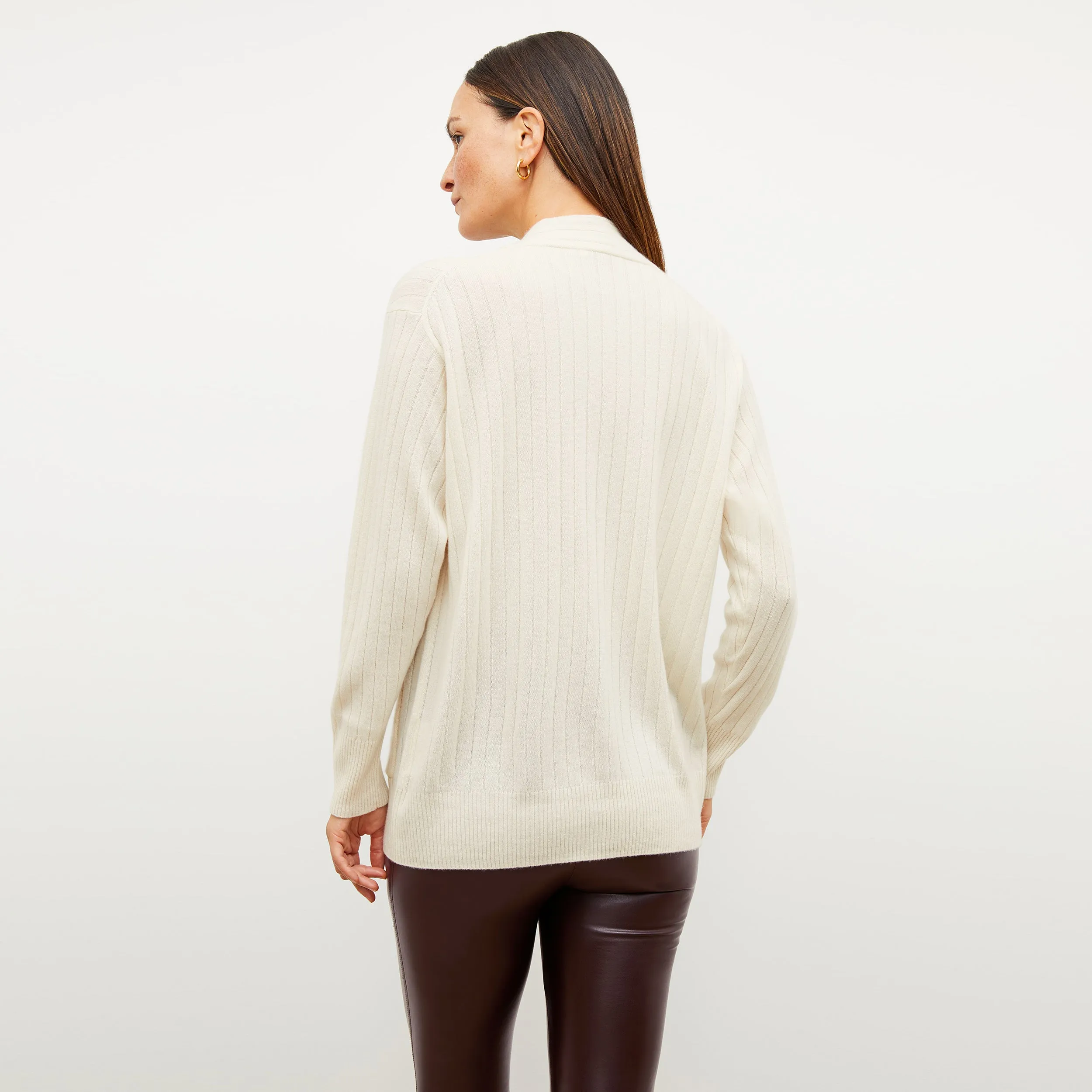 Caro Cardigan - Cashmere :: Light Cream