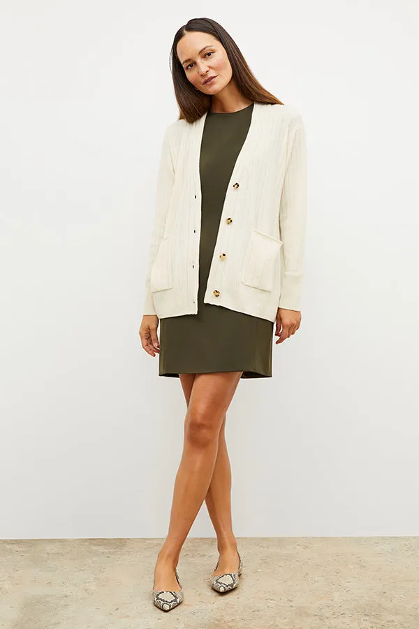 Caro Cardigan - Cashmere :: Light Cream