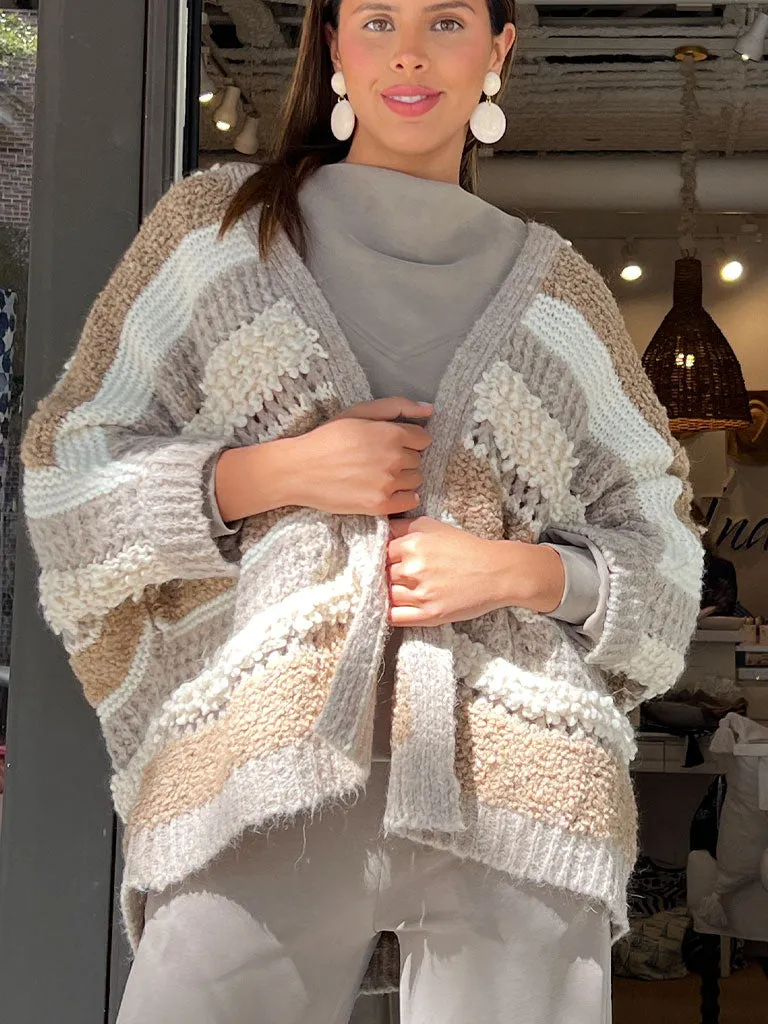 Caruso Multi-Yarn Oversized Cardi