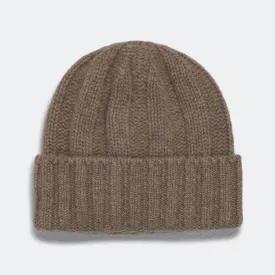 Cashmere Rib Watch Cap - Camel