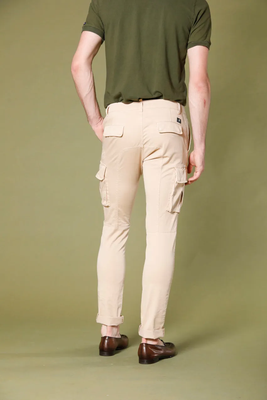 Chile pantalone cargo uomo in twill extra slim ①