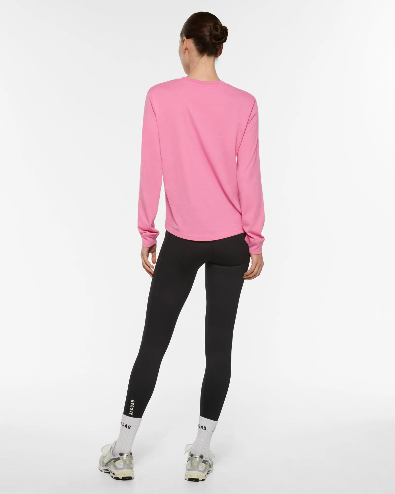 CLASSIC KEYLINE LONG SLEEVE TEE AURORA PINK