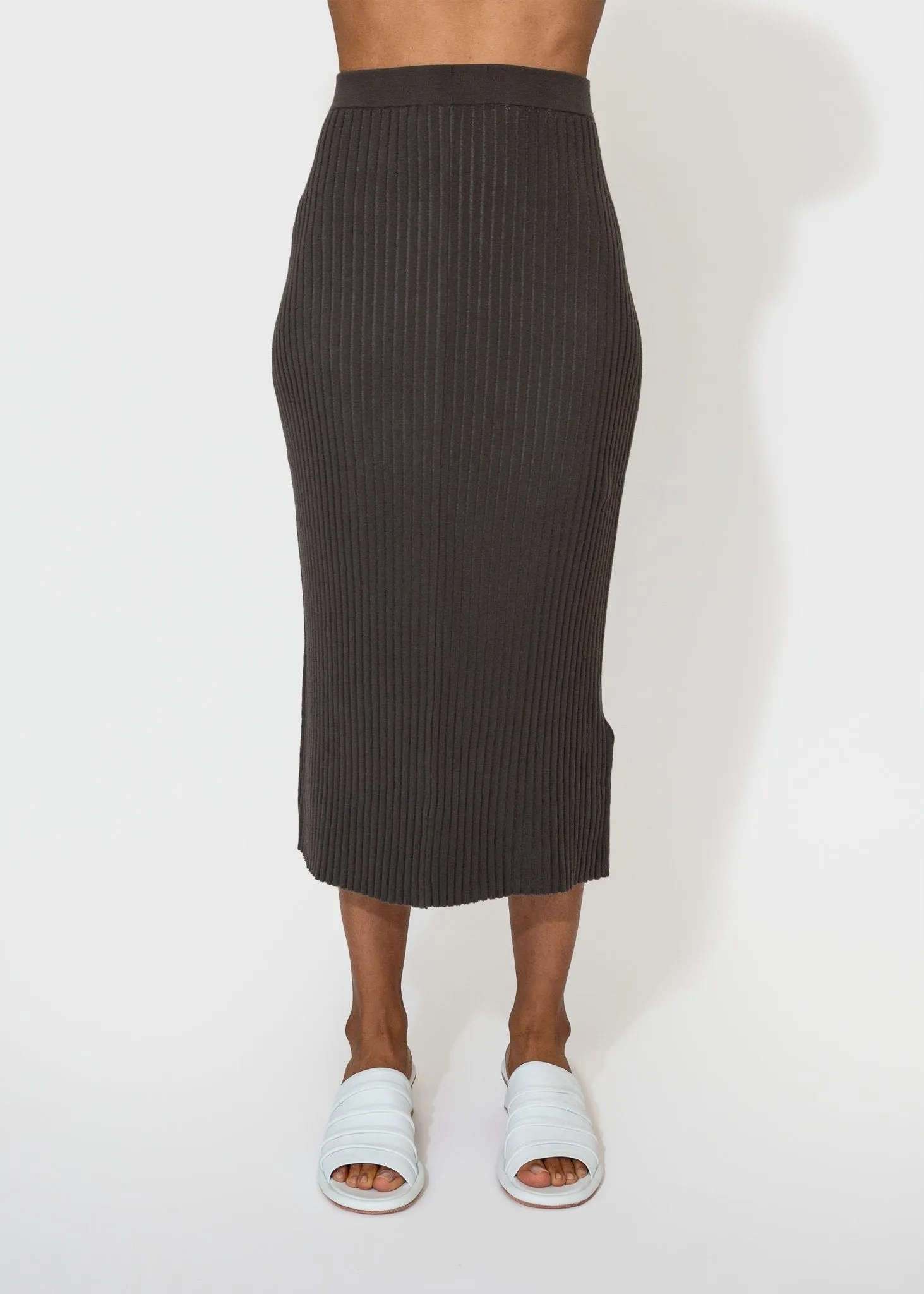 Column Skirt in Coal