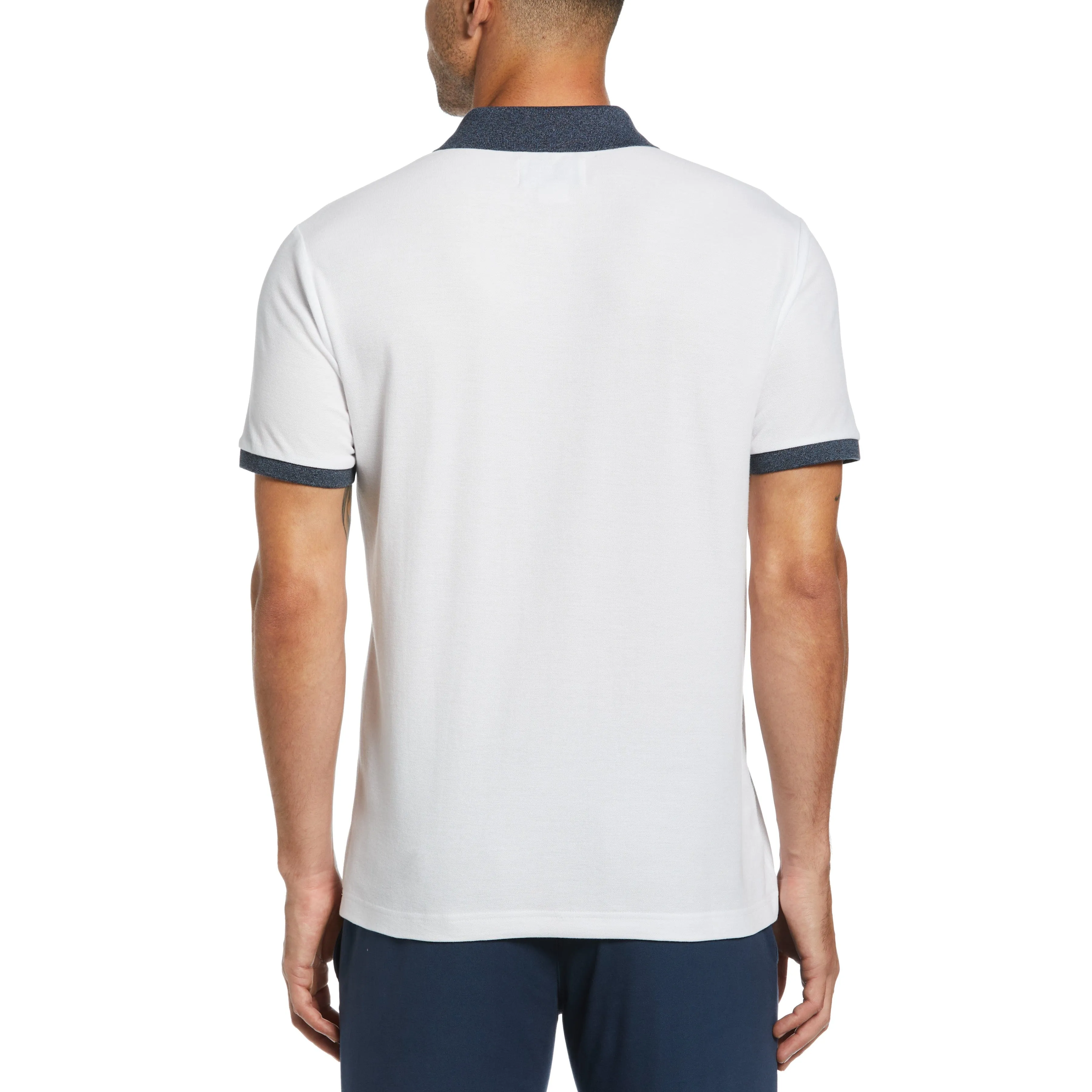 Contrast Collar Polo