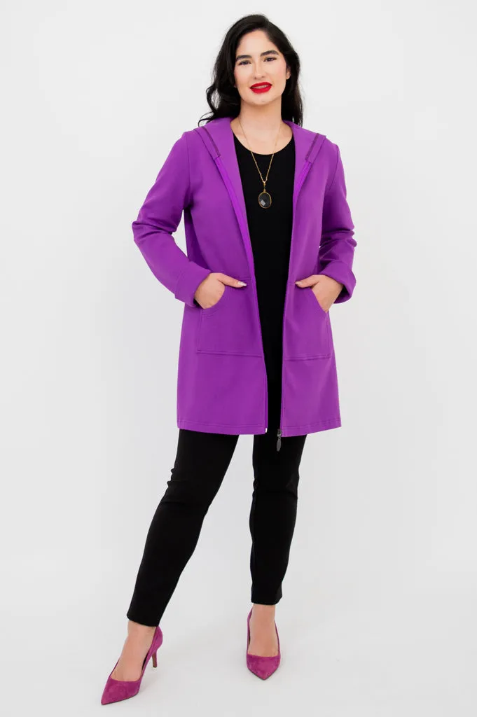 Cortes Jacket, Fuchsia, Cotton