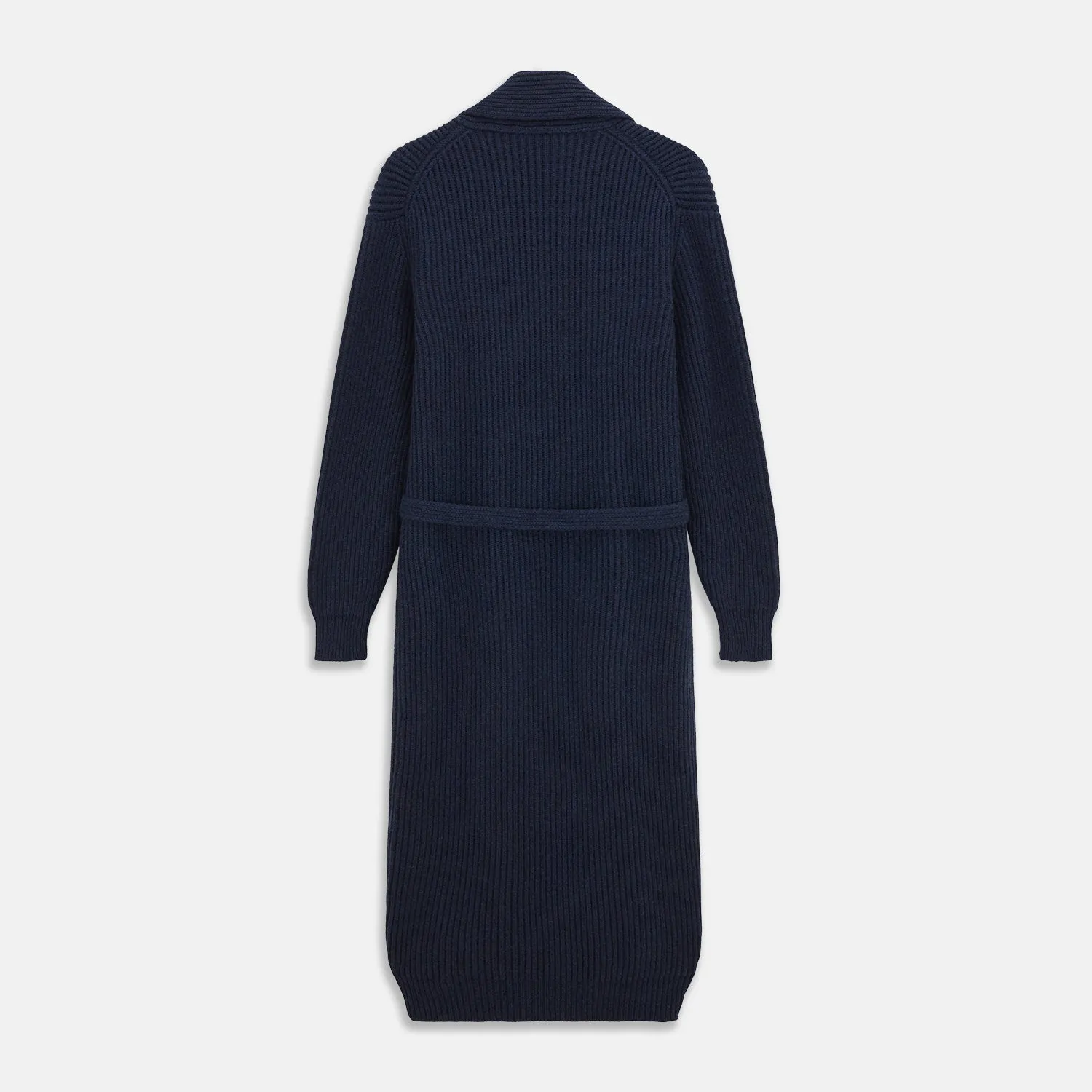 Deep Navy Cashmere Baldwin Gown