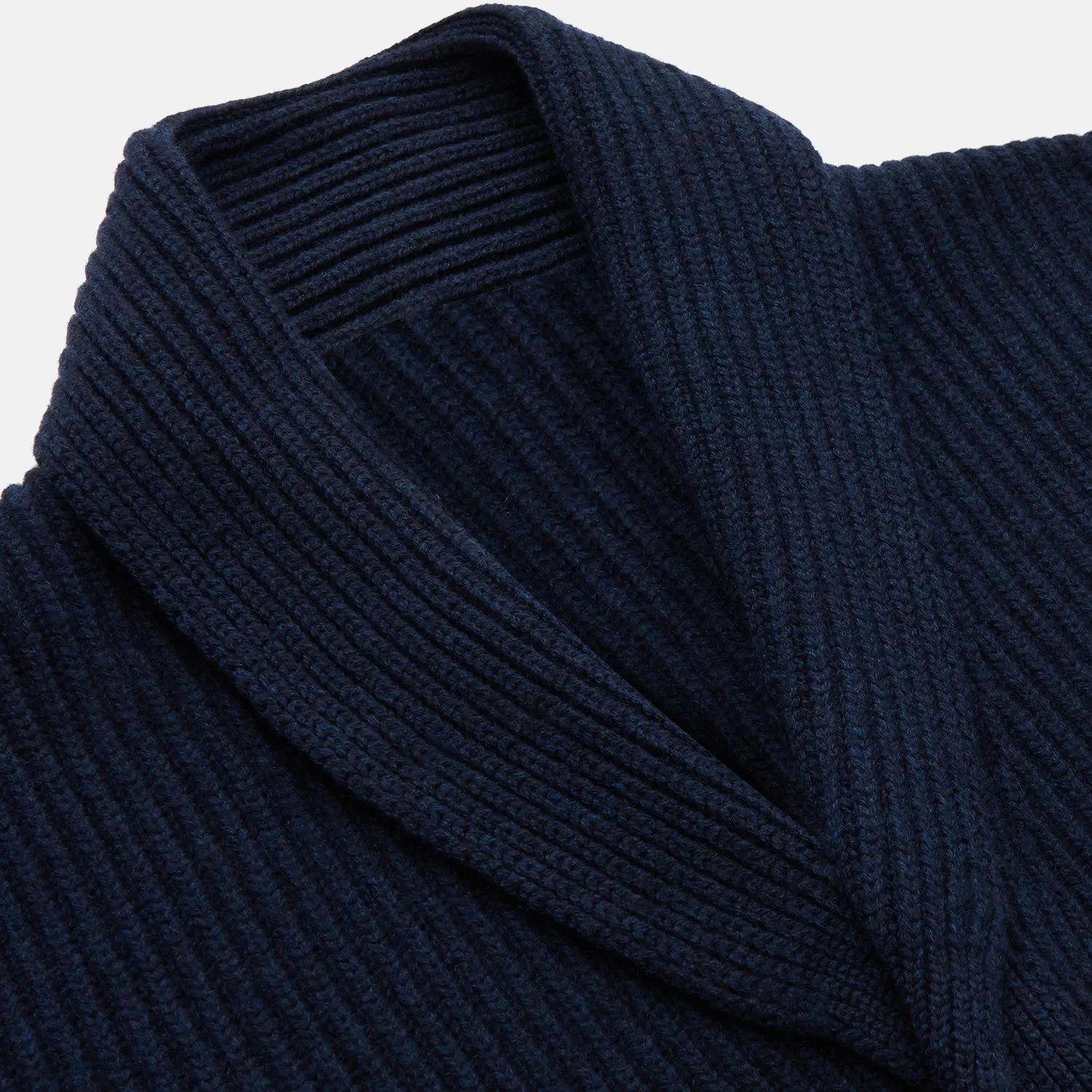 Deep Navy Cashmere Baldwin Gown