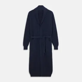 Deep Navy Cashmere Baldwin Gown