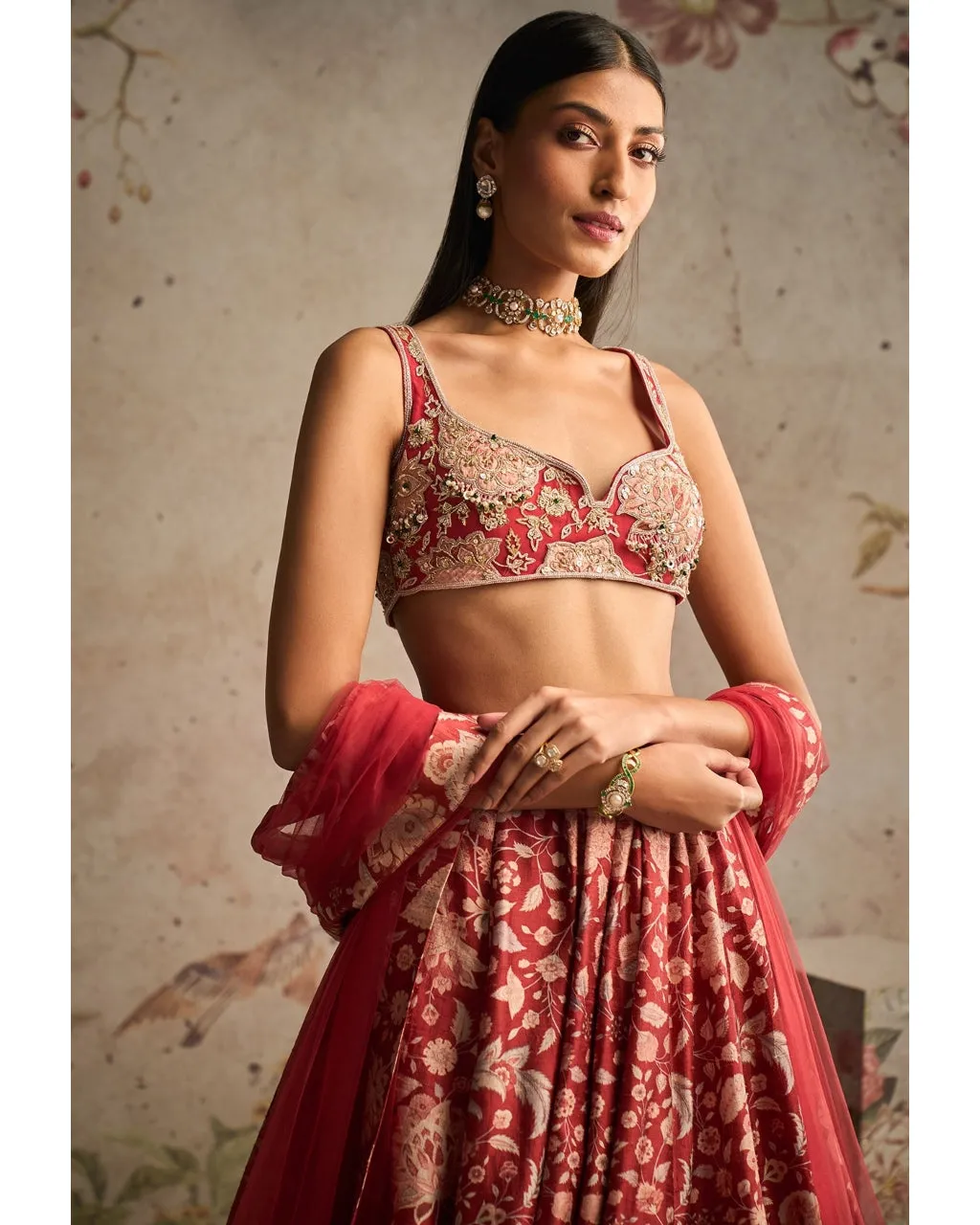 Demi Lehenga Set