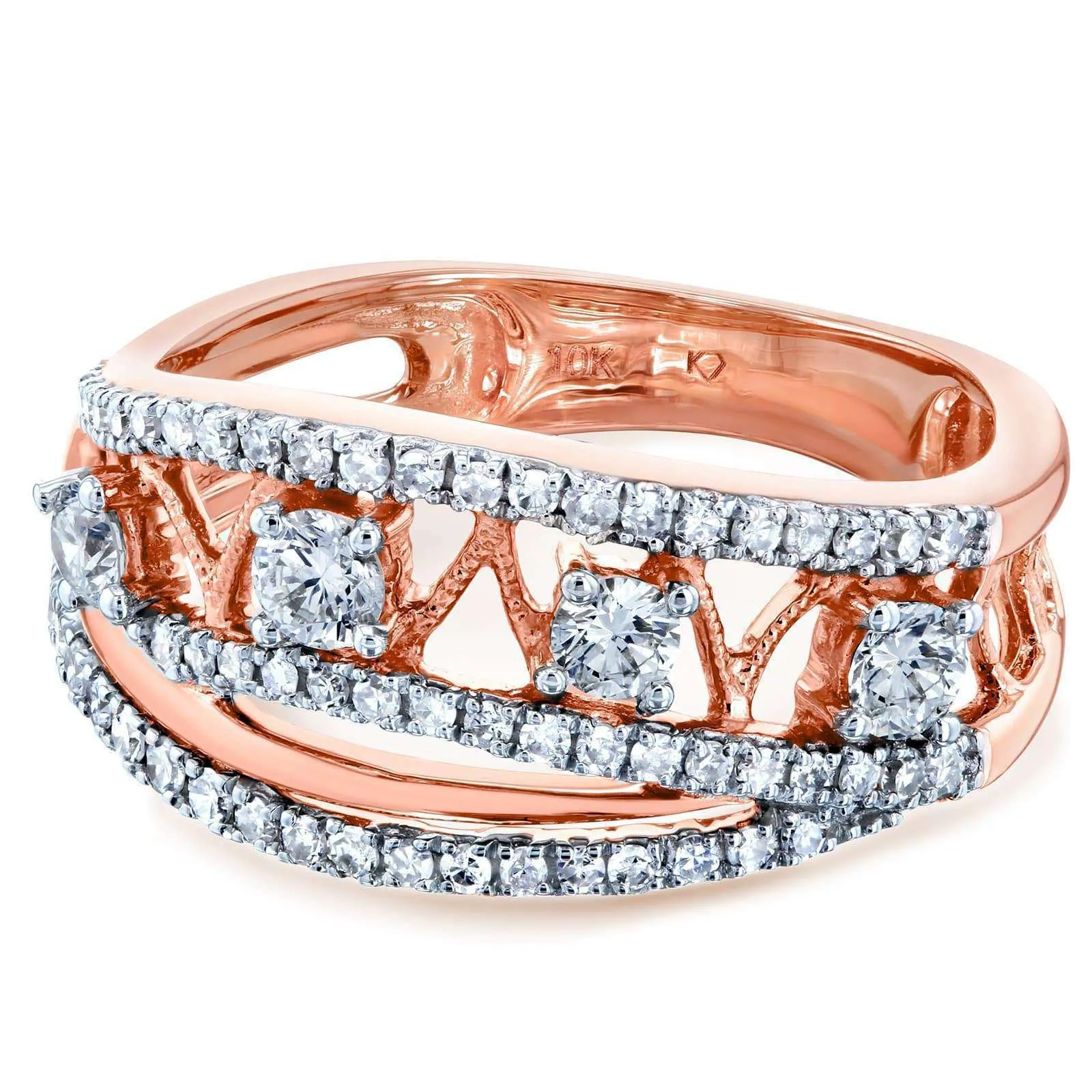 Diamond Anniversary Band - 2-Tone