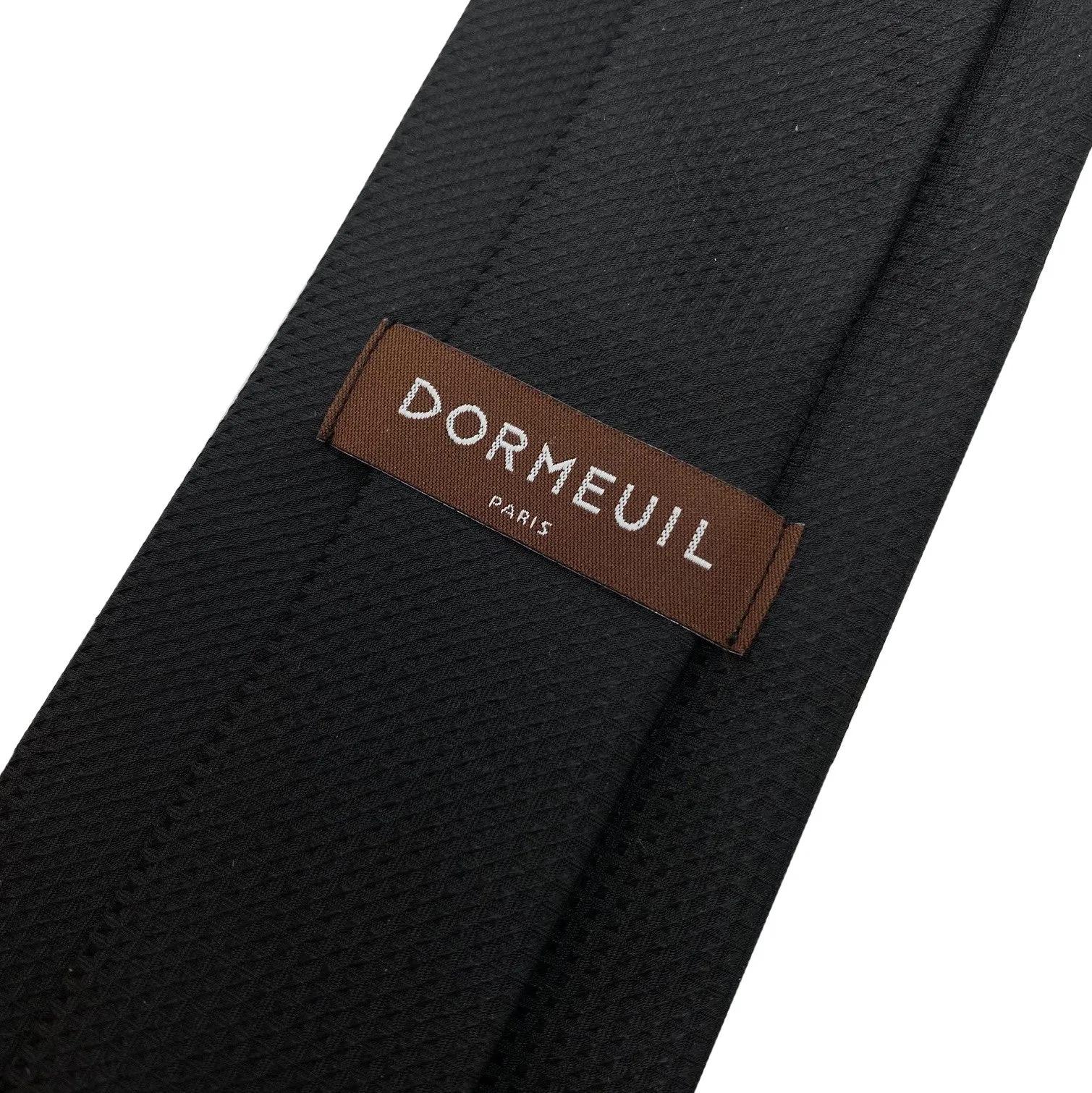 Dormeuil Black Self Pattern Tie