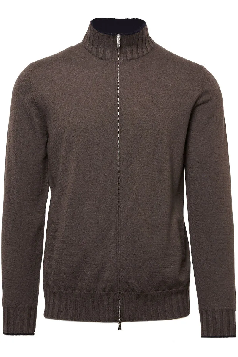 Duvet Cashmere Zip Bomber