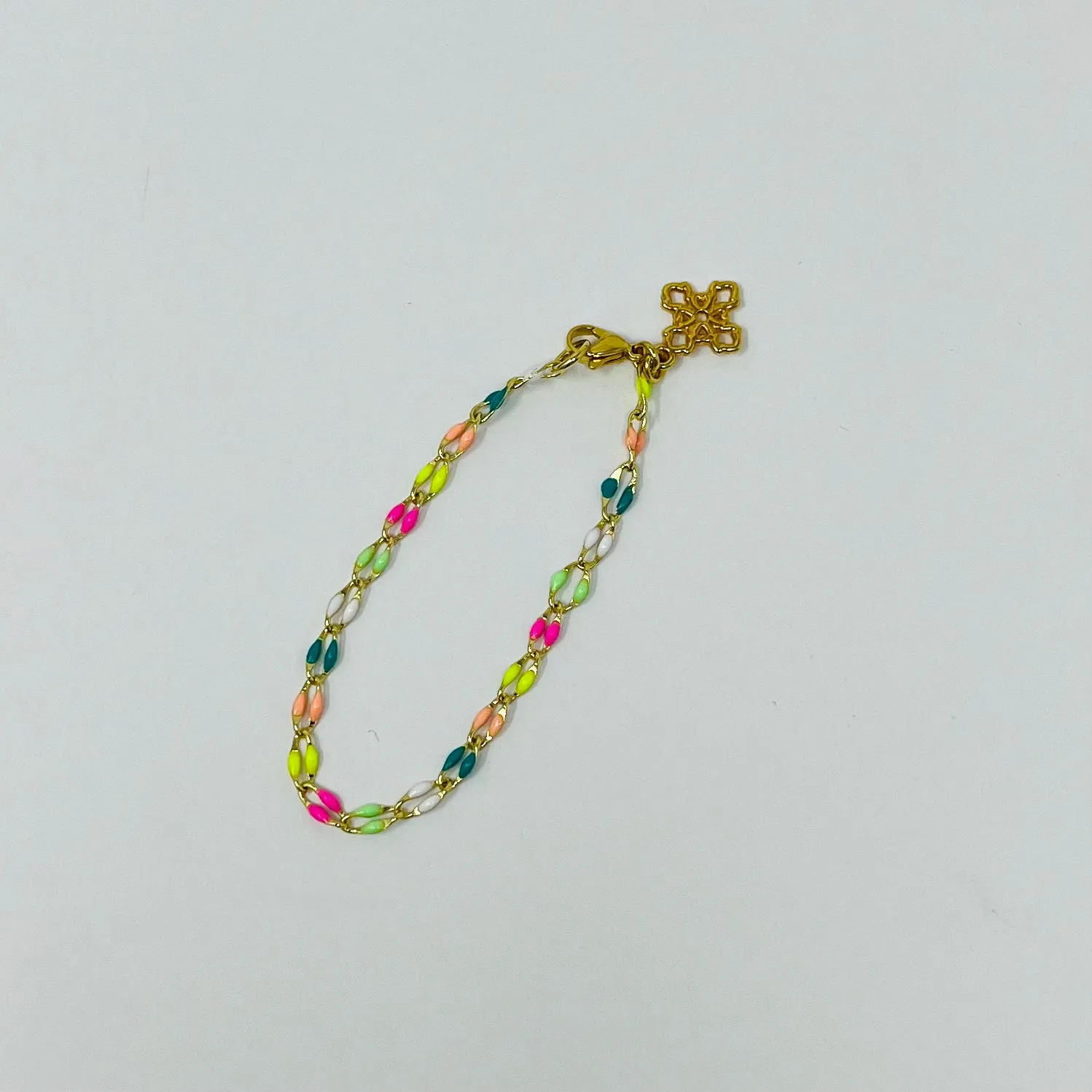 Enamel Chain Bracelet