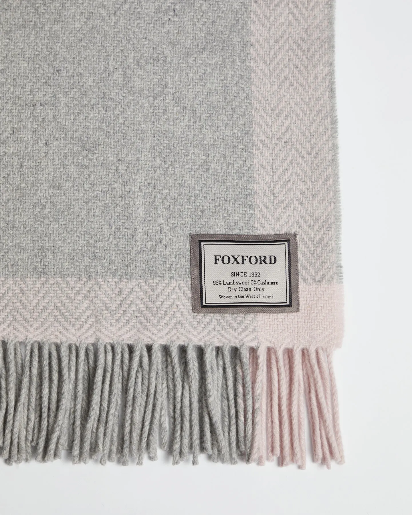 Foxford Corrib Cashmere and Lambswool Throw