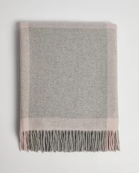 Foxford Corrib Cashmere and Lambswool Throw