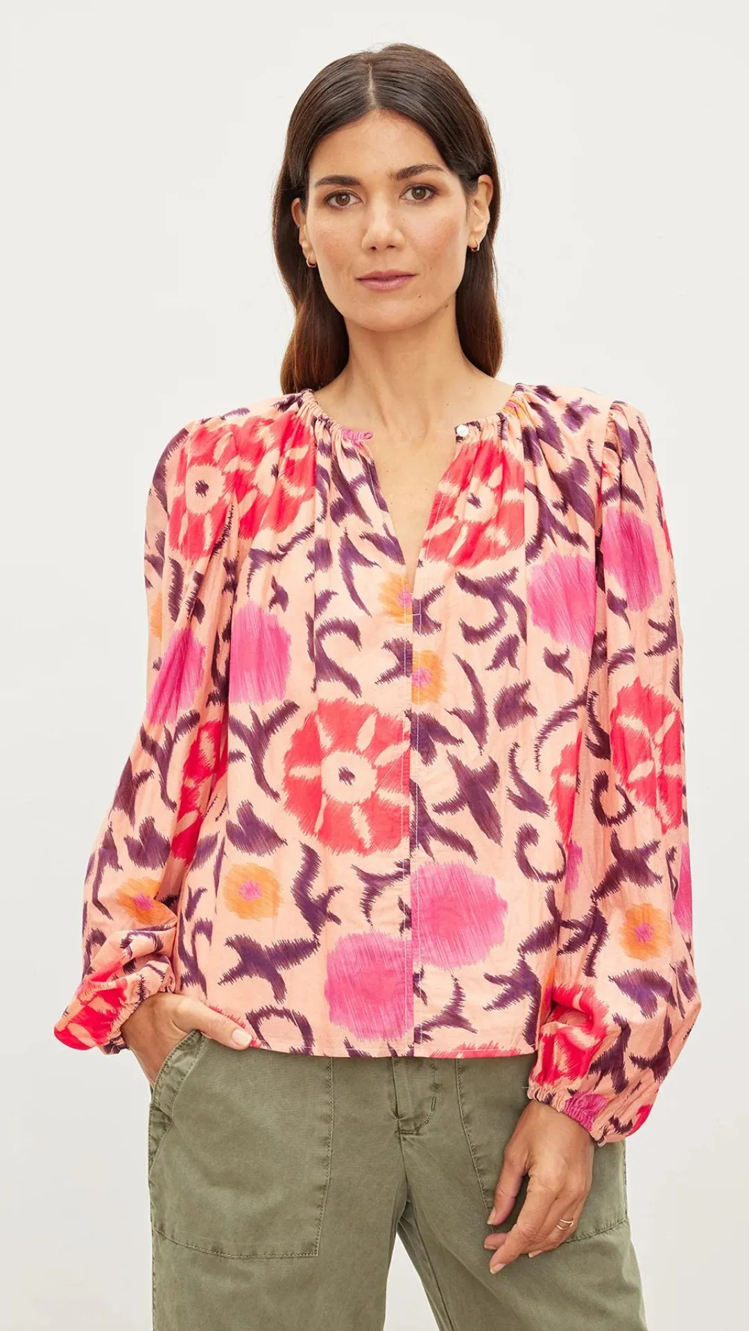 Fraser Printed Top - Cameo