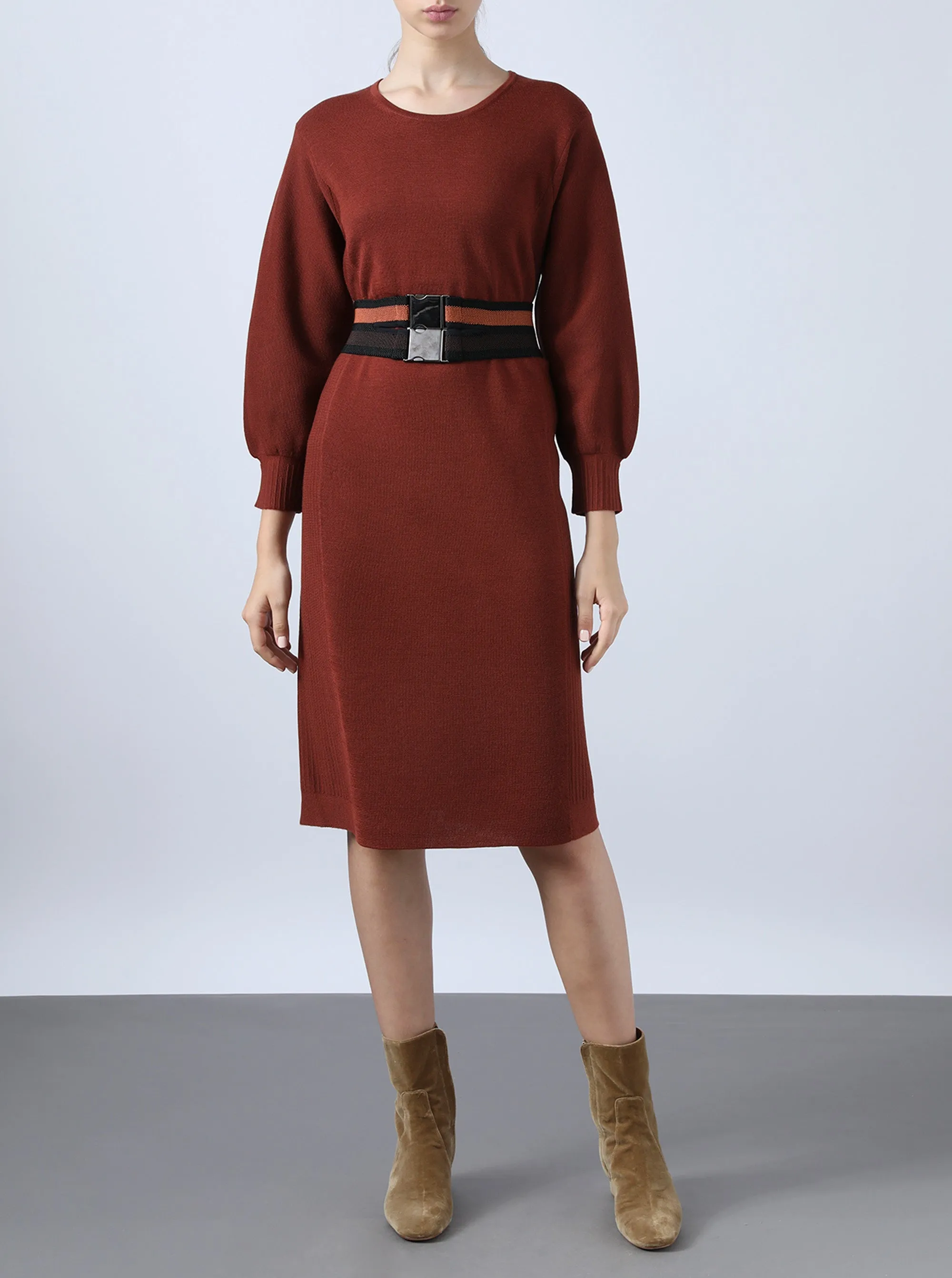 Full Milano Wool Nylon Dress