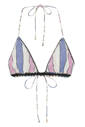 Gelos Naxos Stripe Bikini Top