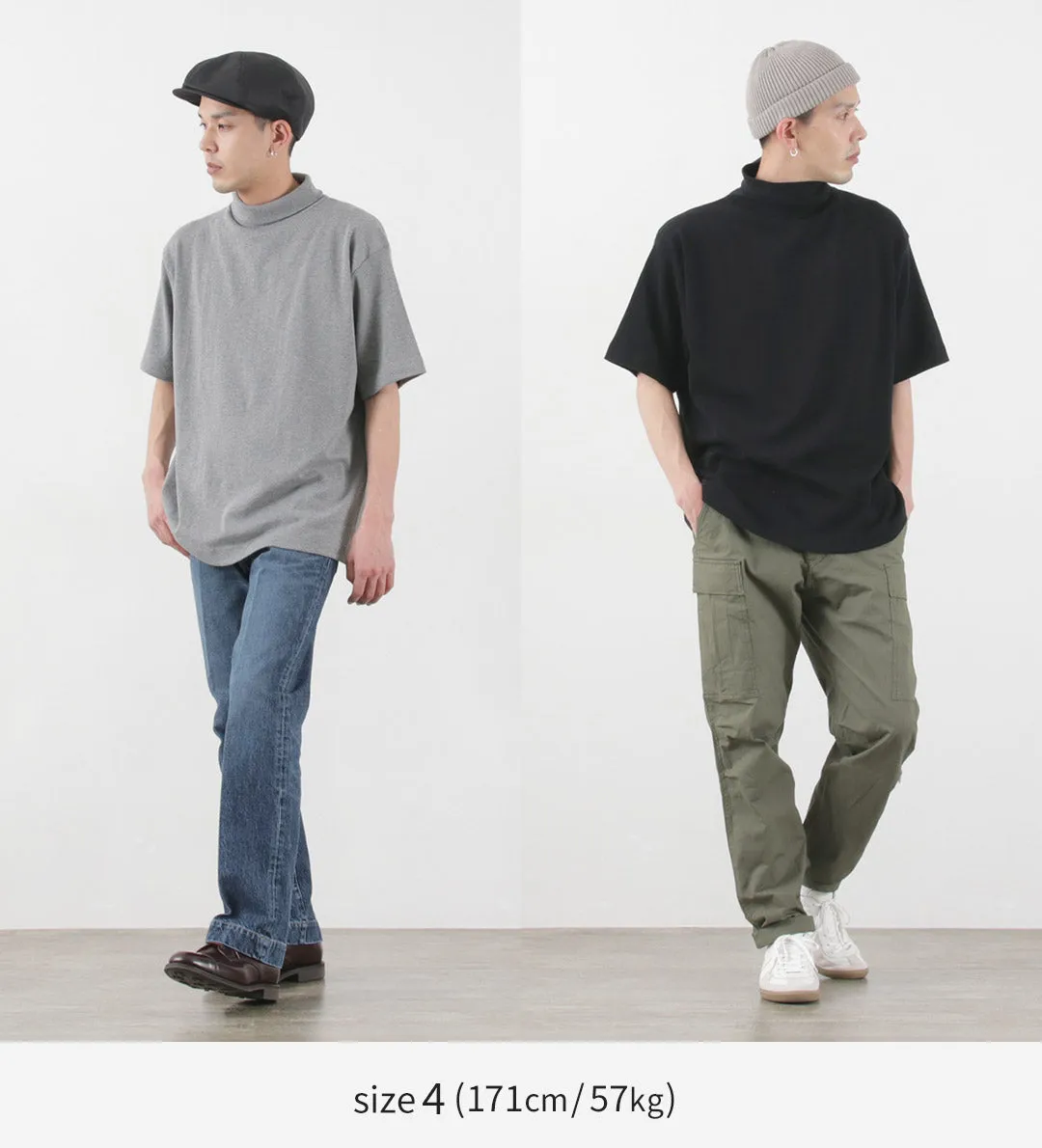 GICIPI / Squalo turtleneck relaxed fit t-shirt