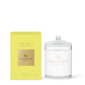 GLASSHOUSE FRAGRANCE 380g Candle SUNKISSED IN BERMUDA