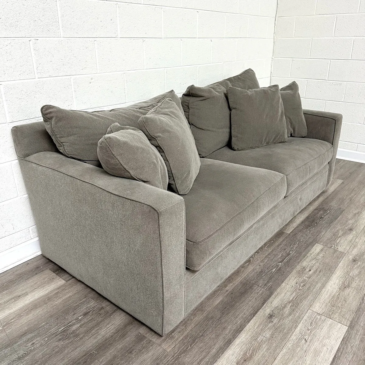 Gray Upholstered Sofa