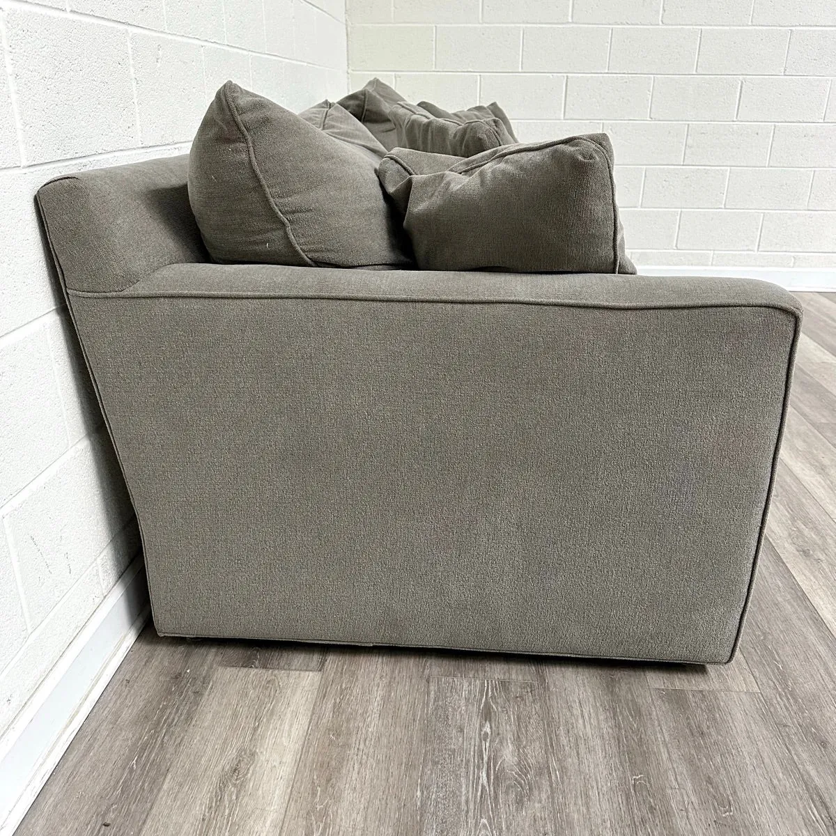 Gray Upholstered Sofa