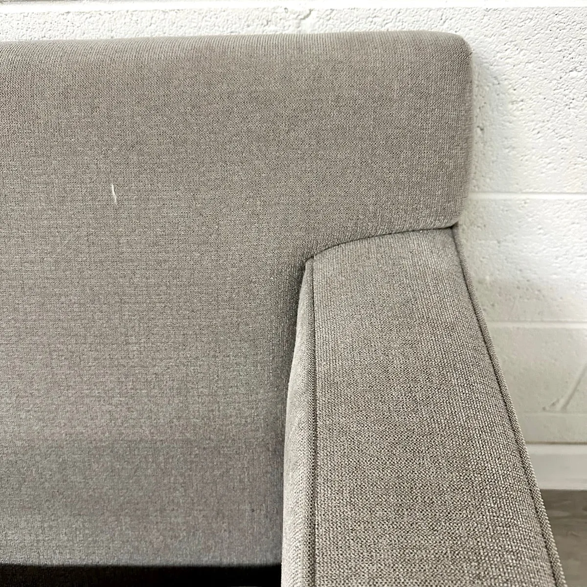 Gray Upholstered Sofa