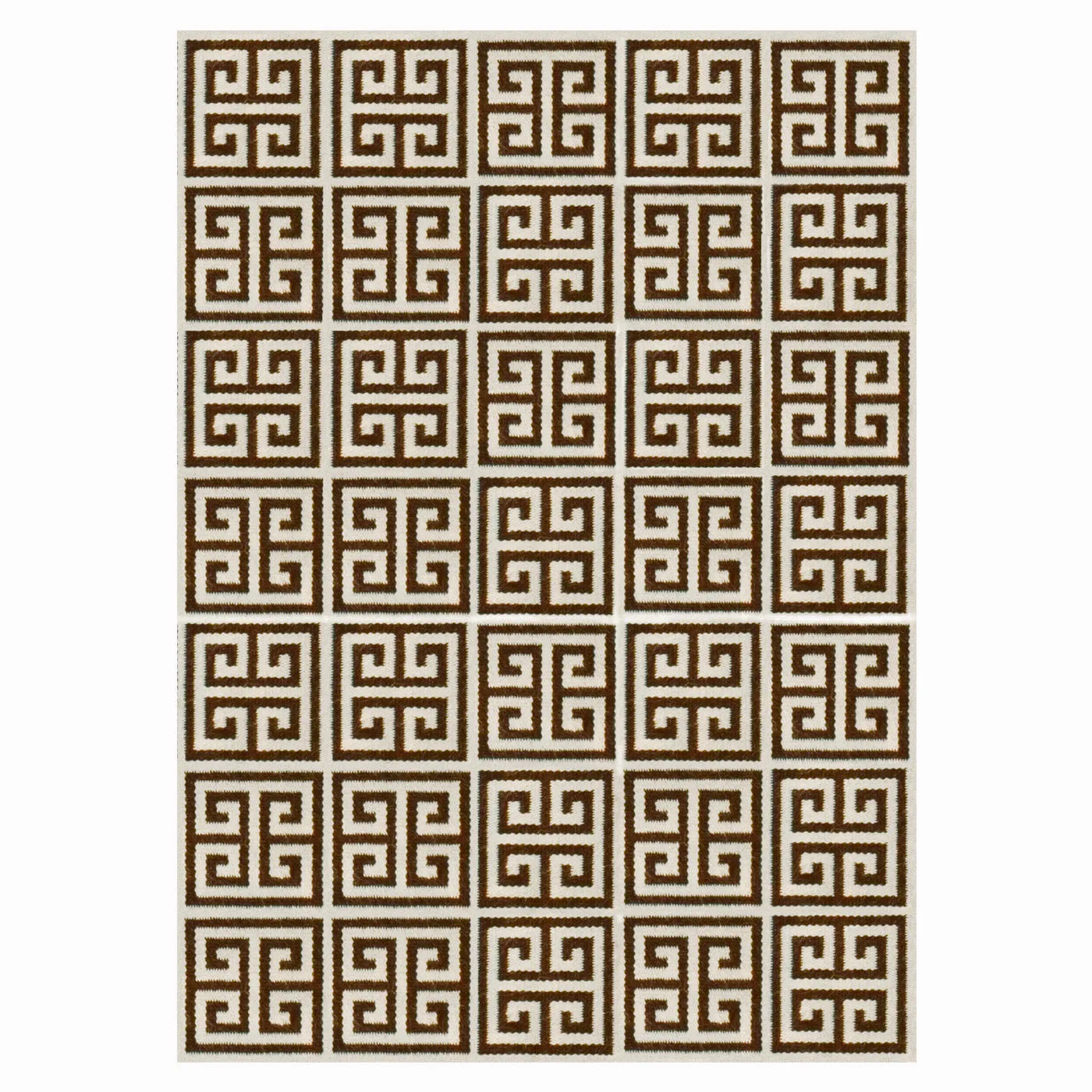 Greek Key Reversible Peruvian Flatweave Rug