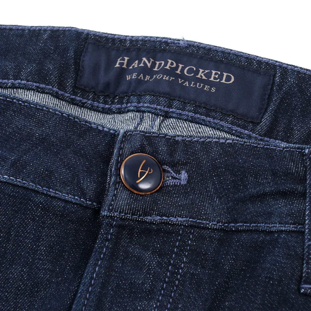 Handpicked 'Orvieto' Slim-Fit Denim Jeans