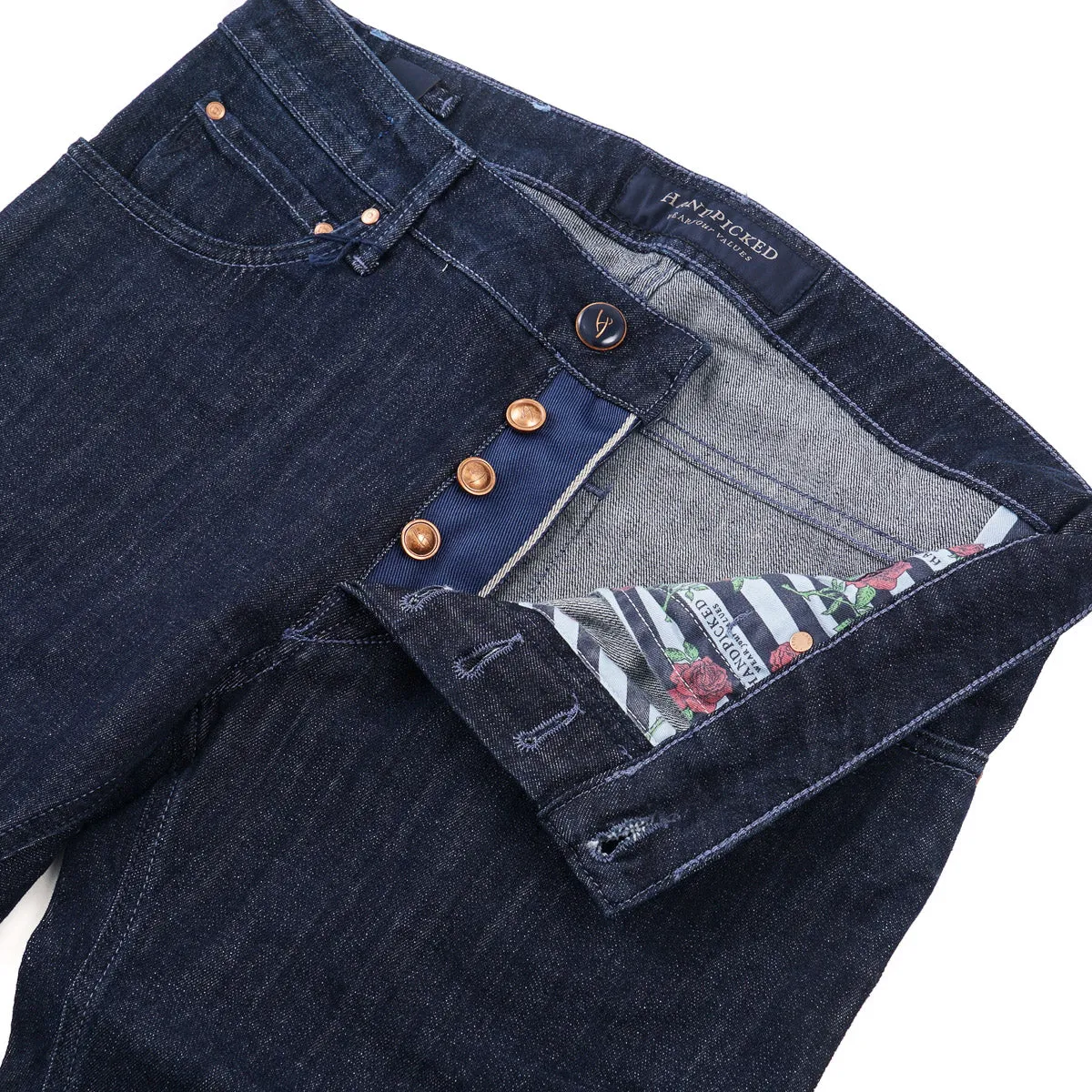 Handpicked 'Orvieto' Slim-Fit Denim Jeans