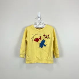 Hanna Andersson Dr. Seuss One Fish Two Fish Sweatshirt 90 cm 3T