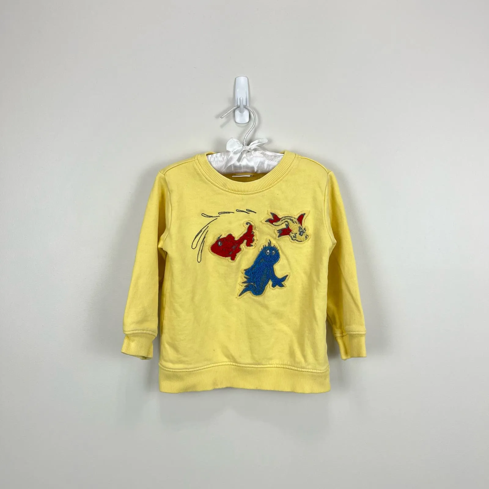 Hanna Andersson Dr. Seuss One Fish Two Fish Sweatshirt 90 cm 3T